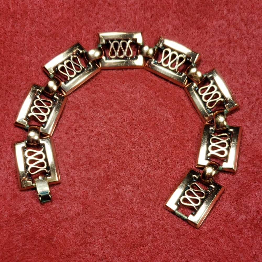 Midcentury Matisse Renoir Copper bracelet